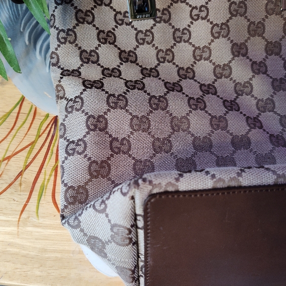 Gucci vintage monogram canvas small tote - Picture 7 of 13